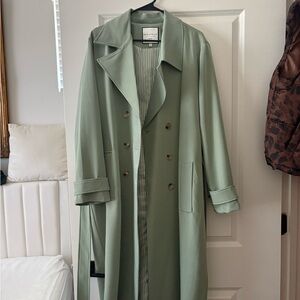 Bagatelle Sage Green Trench Coat